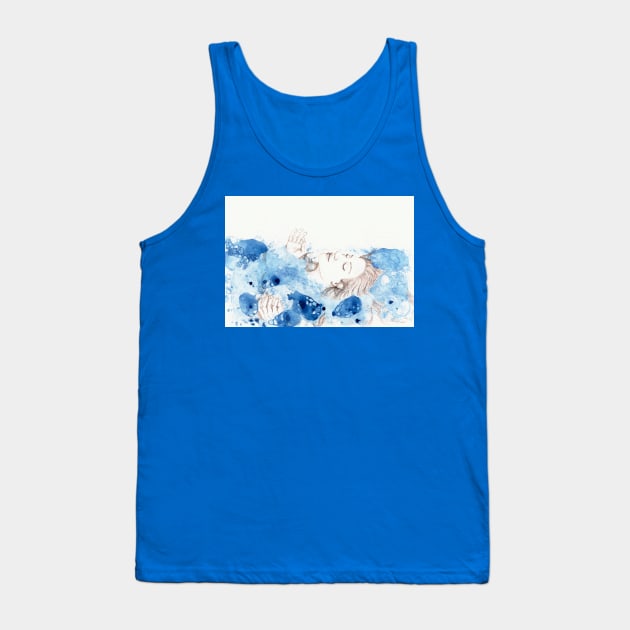 My Ophelia - Meditation on Water Tank Top by crismotta